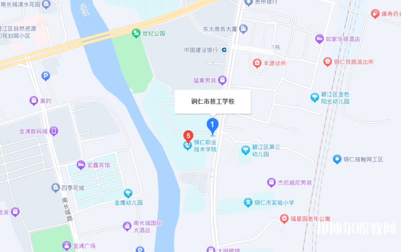 銅仁市技工學校地址，乘車路線