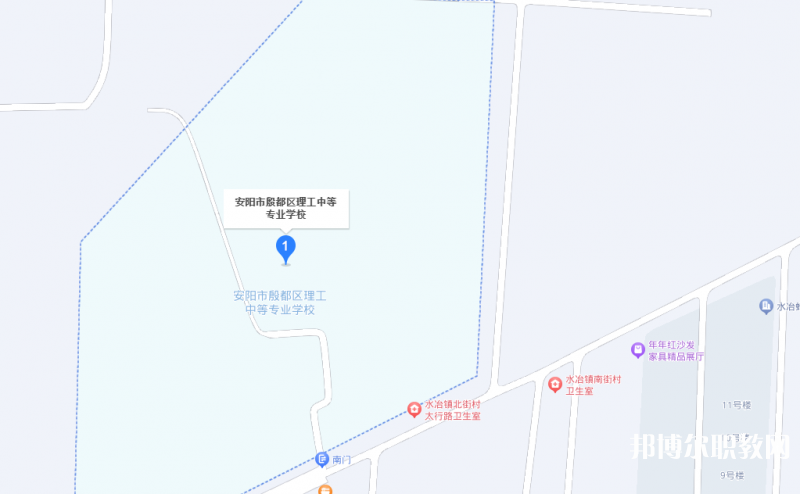 安陽市殷都區(qū)理工中等專業(yè)學(xué)校地址，乘車路線