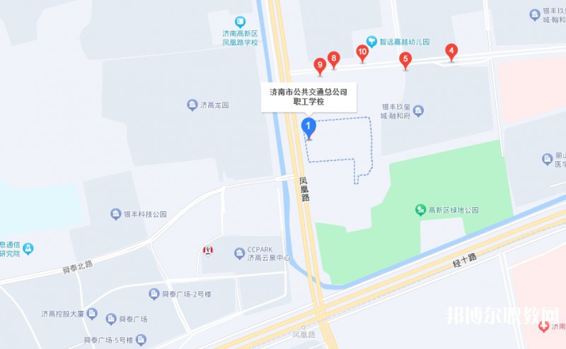 濟南市公共交通職業(yè)高級中學(xué)地址，乘車路線