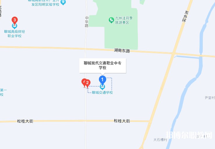 聊城現(xiàn)代交通職業(yè)中等專業(yè)學(xué)校地址，乘車路線