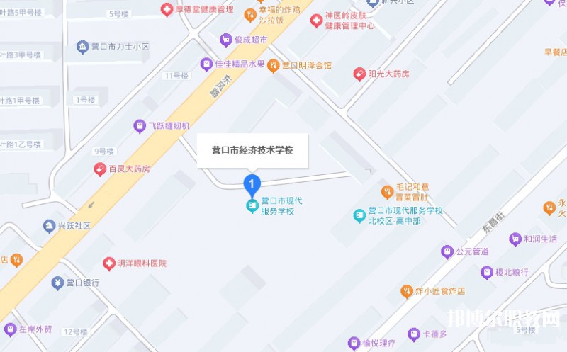 營口市經(jīng)濟技術(shù)學校地址，乘車路線