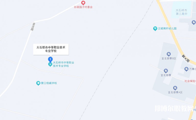 大石橋市中等職業(yè)技術(shù)專業(yè)學(xué)校地址，乘車路線