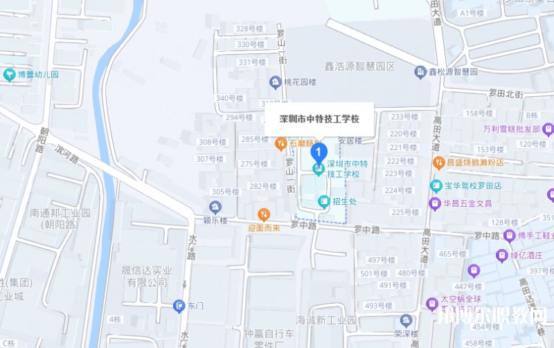 深圳市中特技工學(xué)校地址，乘車路線