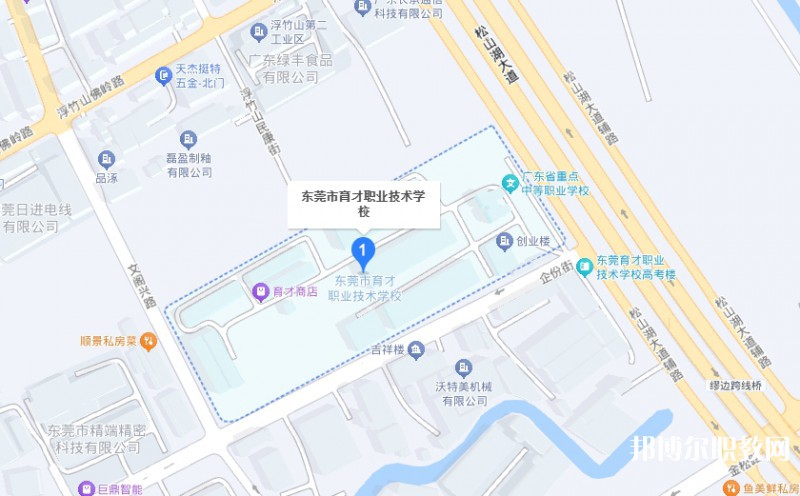 東莞市育才職業(yè)技術(shù)學(xué)校地址，乘車路線